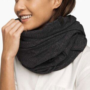 Lululemon Vinyasa Scarf Heathered Herringbone Black